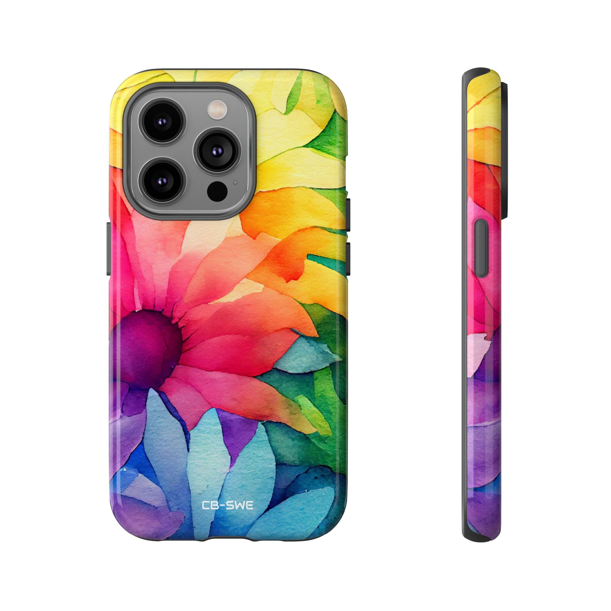 Vibrant Floral Symphony - iPhone Case