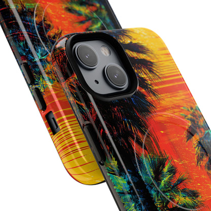 Tropical Sunburst iPhone 14 Case - Tough+