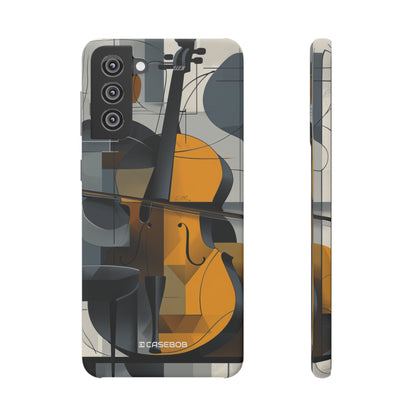 Cello Abstraction | Slim Phone Case for Samsung