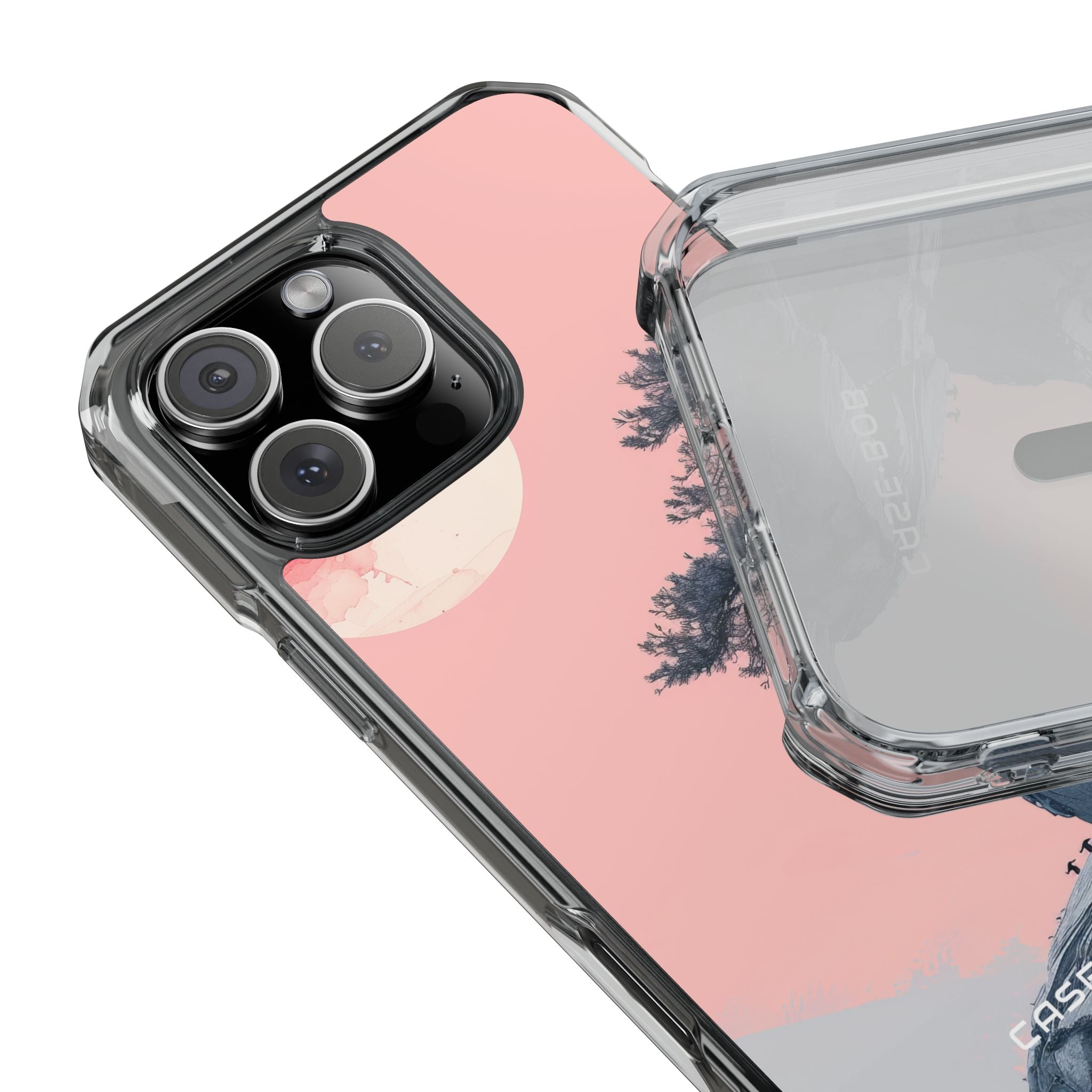 Crimson Moon Tree iPhone 16 Pro Max Case - Impact