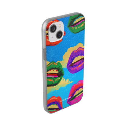 Colorful Lipscape iPhone 14 Plus Case - Soft