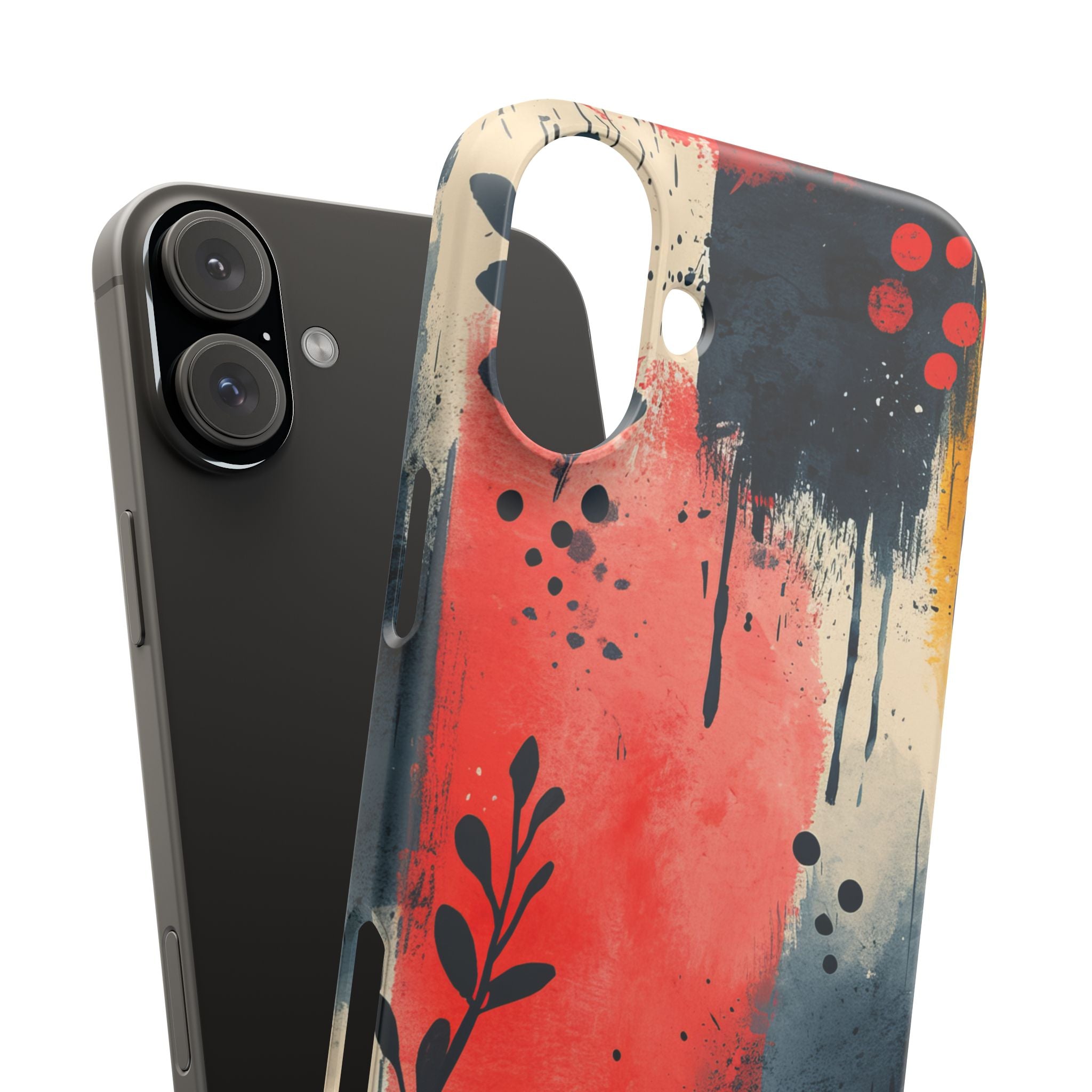 Vibrant Floral Energy iPhone 16 - Slim Phone Case