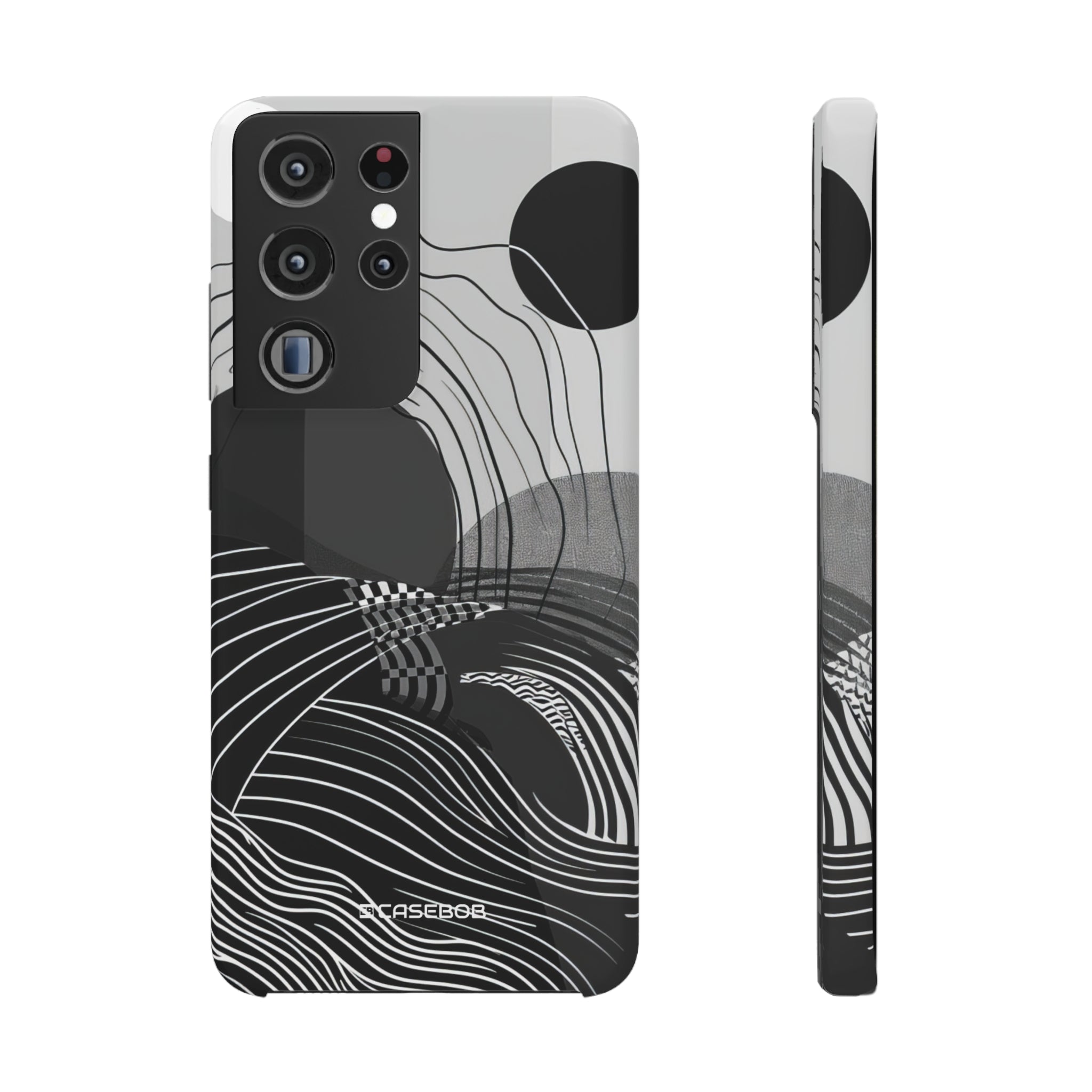 Monochrome Dynamics | Slim Phone Case for Samsung