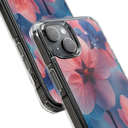 Ethereal Floral Harmony iPhone 15 - Clear Impact Phone Case