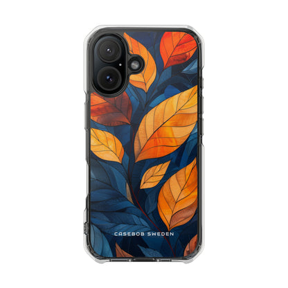 Stained Glass Blossoms iPhone 16 - Clear Impact Phone Case