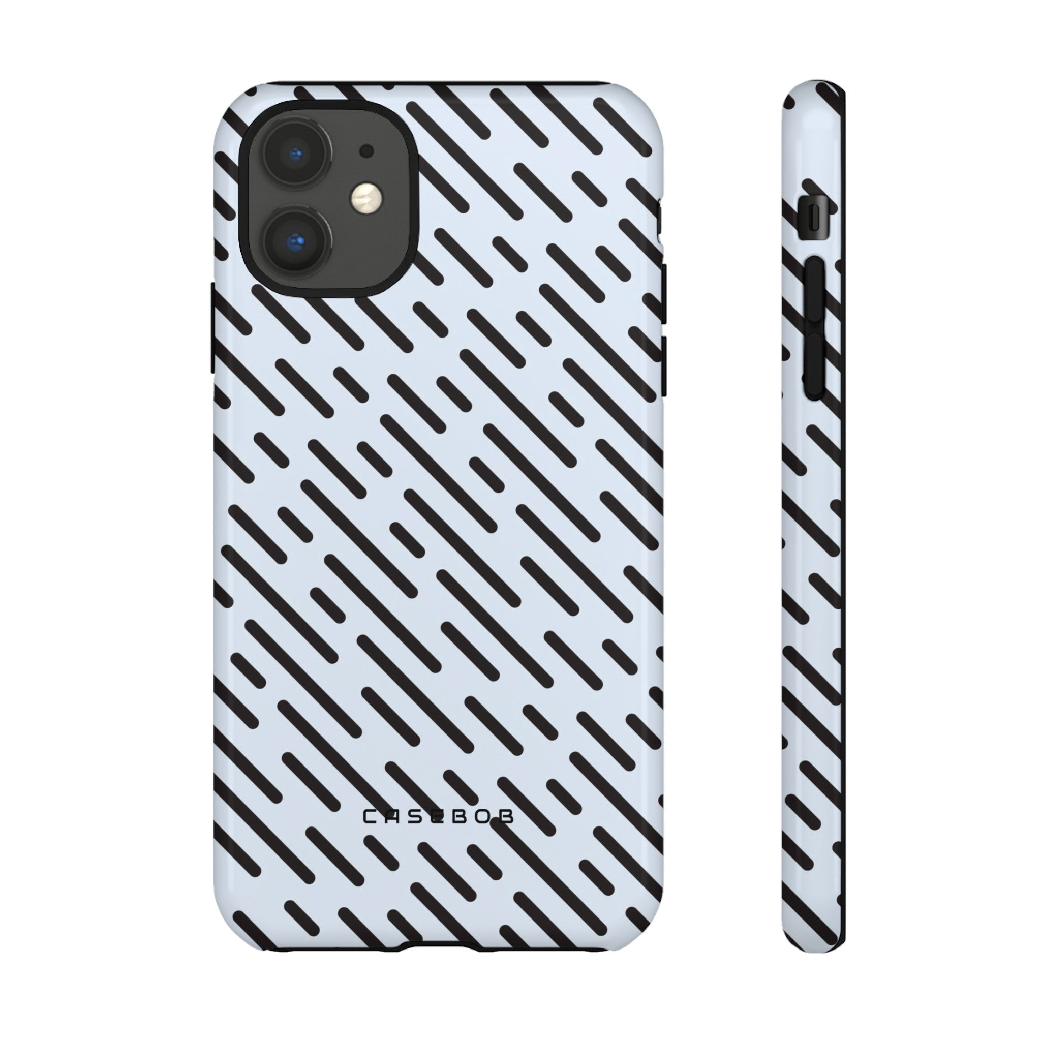 Monochrome Dash - Protective Phone Case