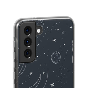 Cosmic Doodle Adventure | Flexible Phone Case for Samsung Galaxy