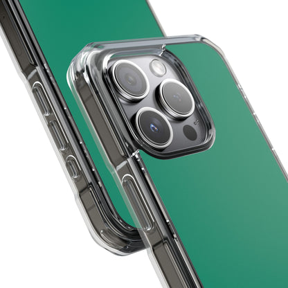 Emerald Green Shade - Clear Impact Case for iPhone