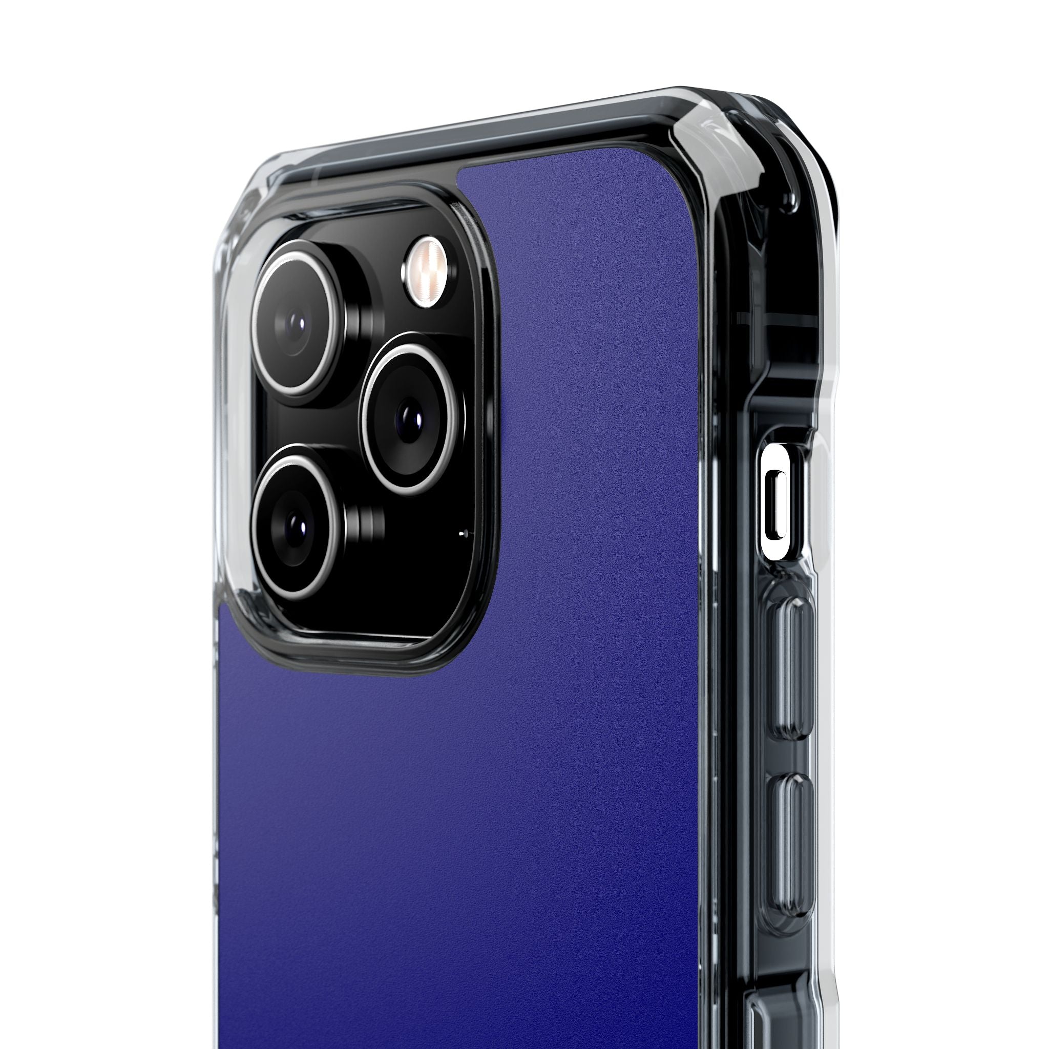 Navy Blue - Clear Impact Case for iPhone