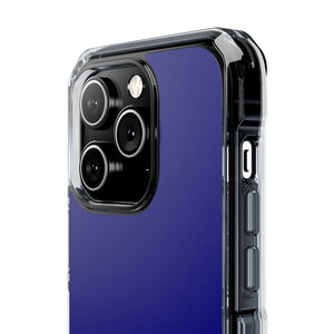 Navy Blue | Phone Case for iPhone (Clear Impact Case - Magnetic)