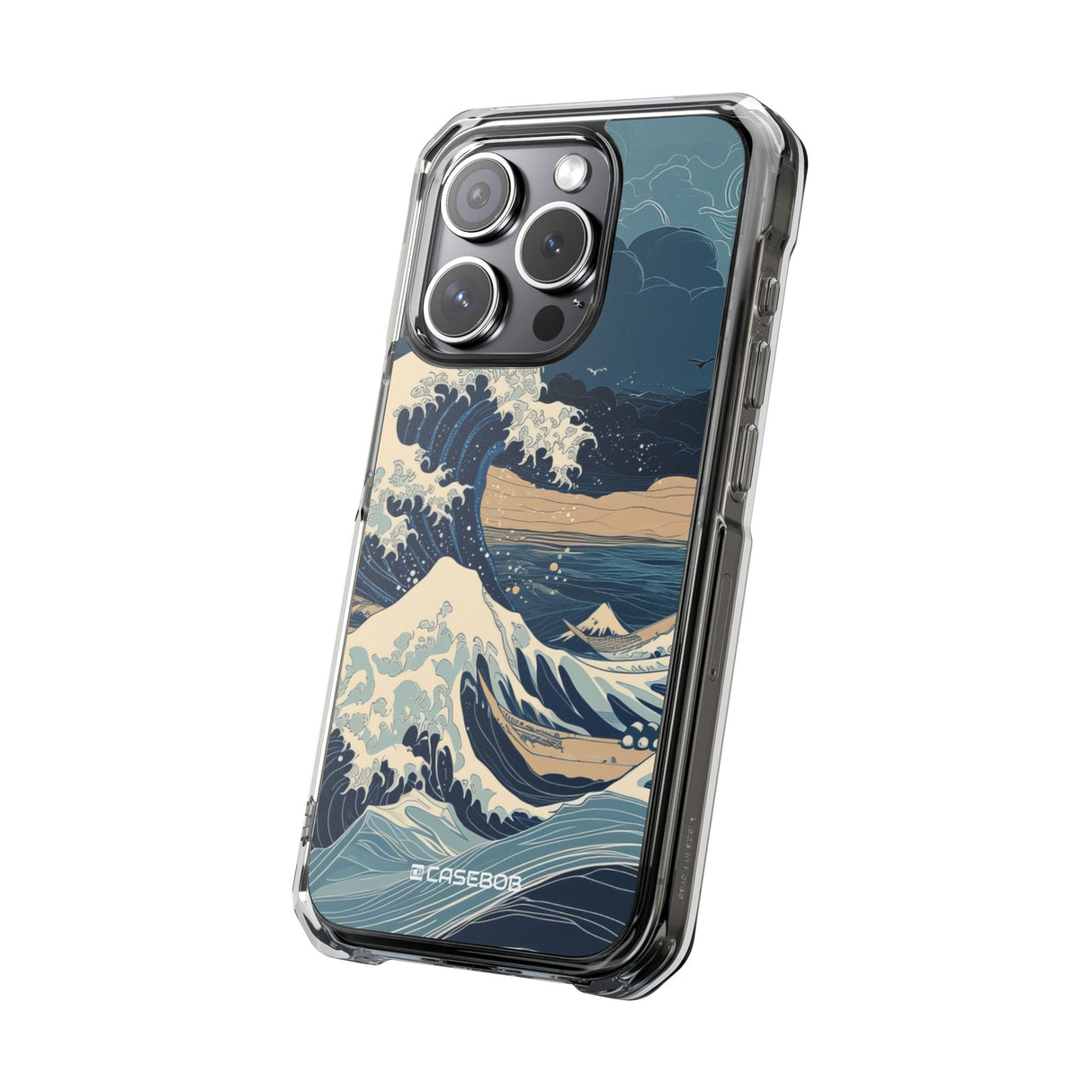 Oceanic Reverence - Phone Case for iPhone (Clear Impact - Magnetic)