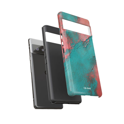 Turbulent Coral Flow - Google Pixel Case