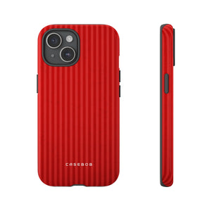 Red Stripes - Protective Phone Case