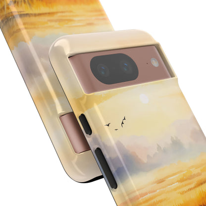 Glowing Sunrise Google Pixel 8 Case - Tough