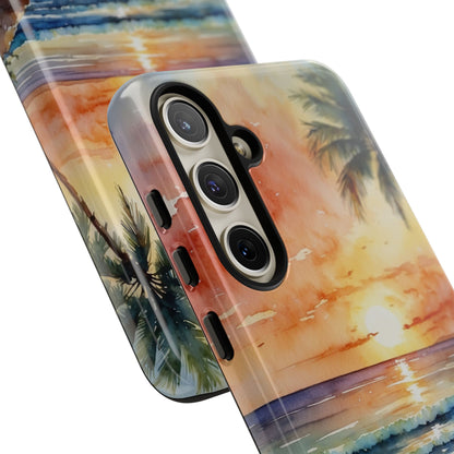 Sunset Palm Samsung S24 Plus Case - Tough