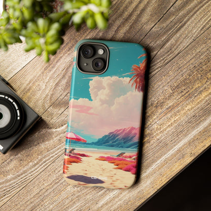 Vibrant Umbrellas Stand - iPhone Case