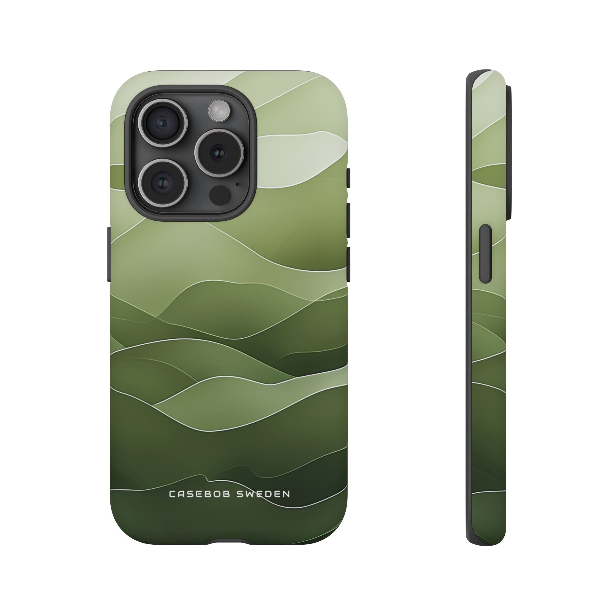 Gradient Emerald Drift iPhone 15 - Tough Phone Case