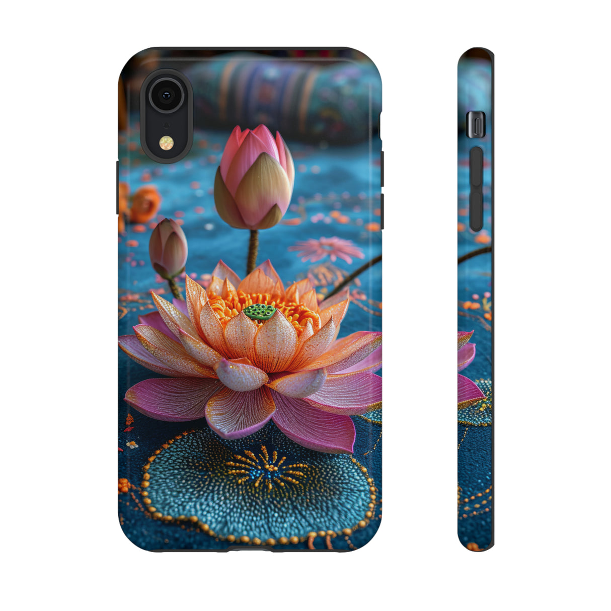 Water Rose Mandala Bliss - Protective Phone Case