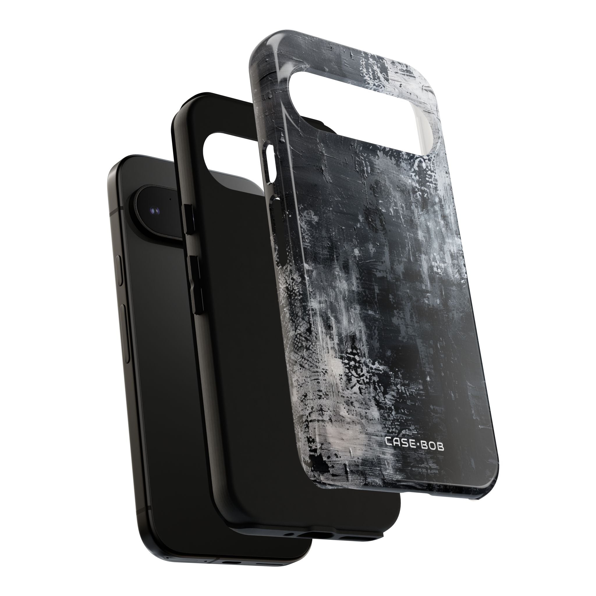 Textured Blackscape Google Pixel 9 Pro Case - Tough