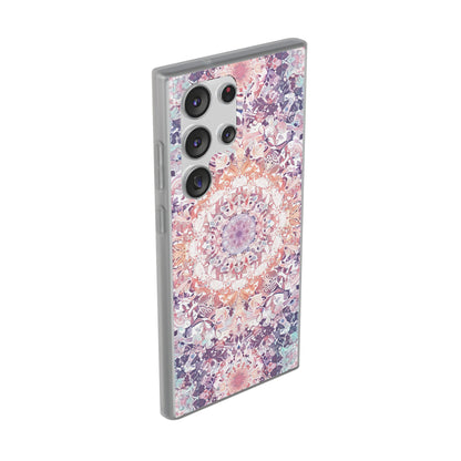 Purple Pink Mandala - Flexi Samsung S23 Phone Case