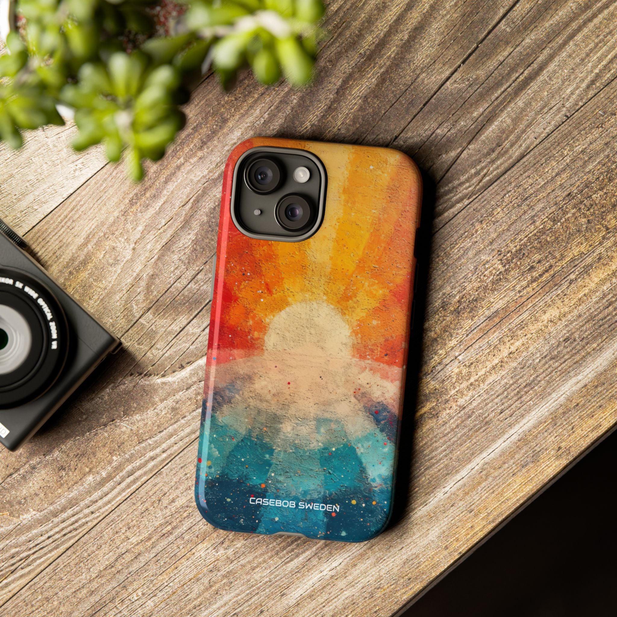 Sunburst Energy - Tough iPhone 15 Phone Case