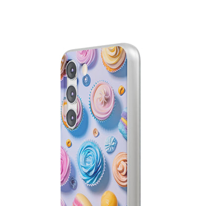 Pastel Whimsy Desserts - Flexi Samsung S23 Phone Case