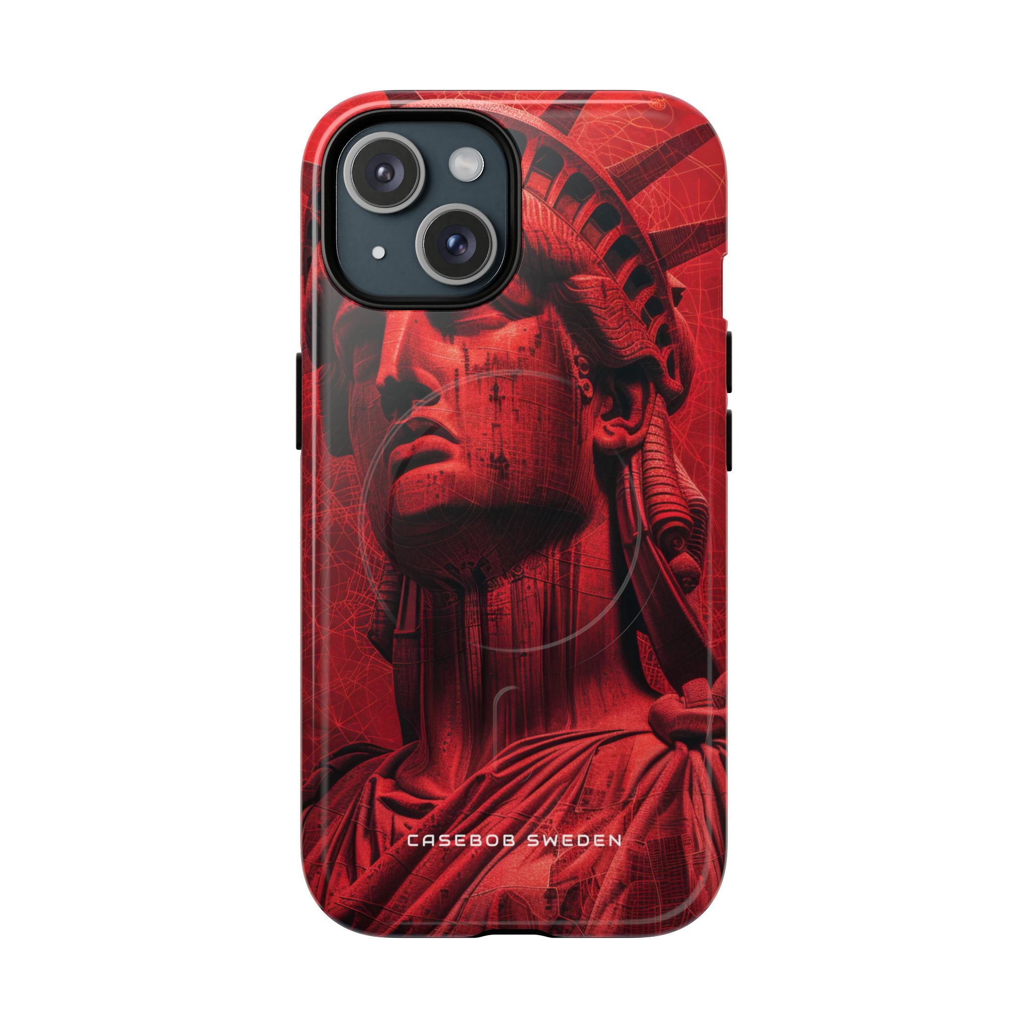 Zen Red Liberty Vision iPhone 15  Tough+ Phone Case