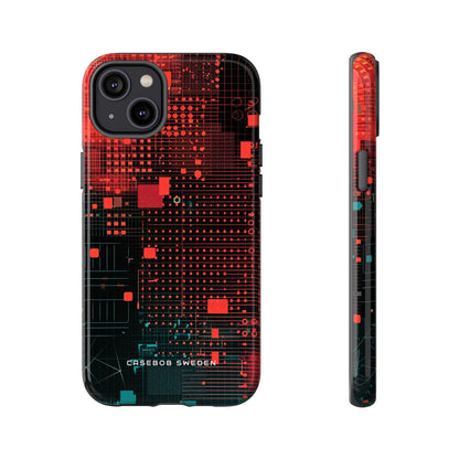 Gradient CyberFlux iPhone 14 - Tough Phone Case