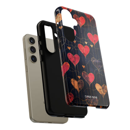 Golden Hearts Network Samsung S24 Case - Tough