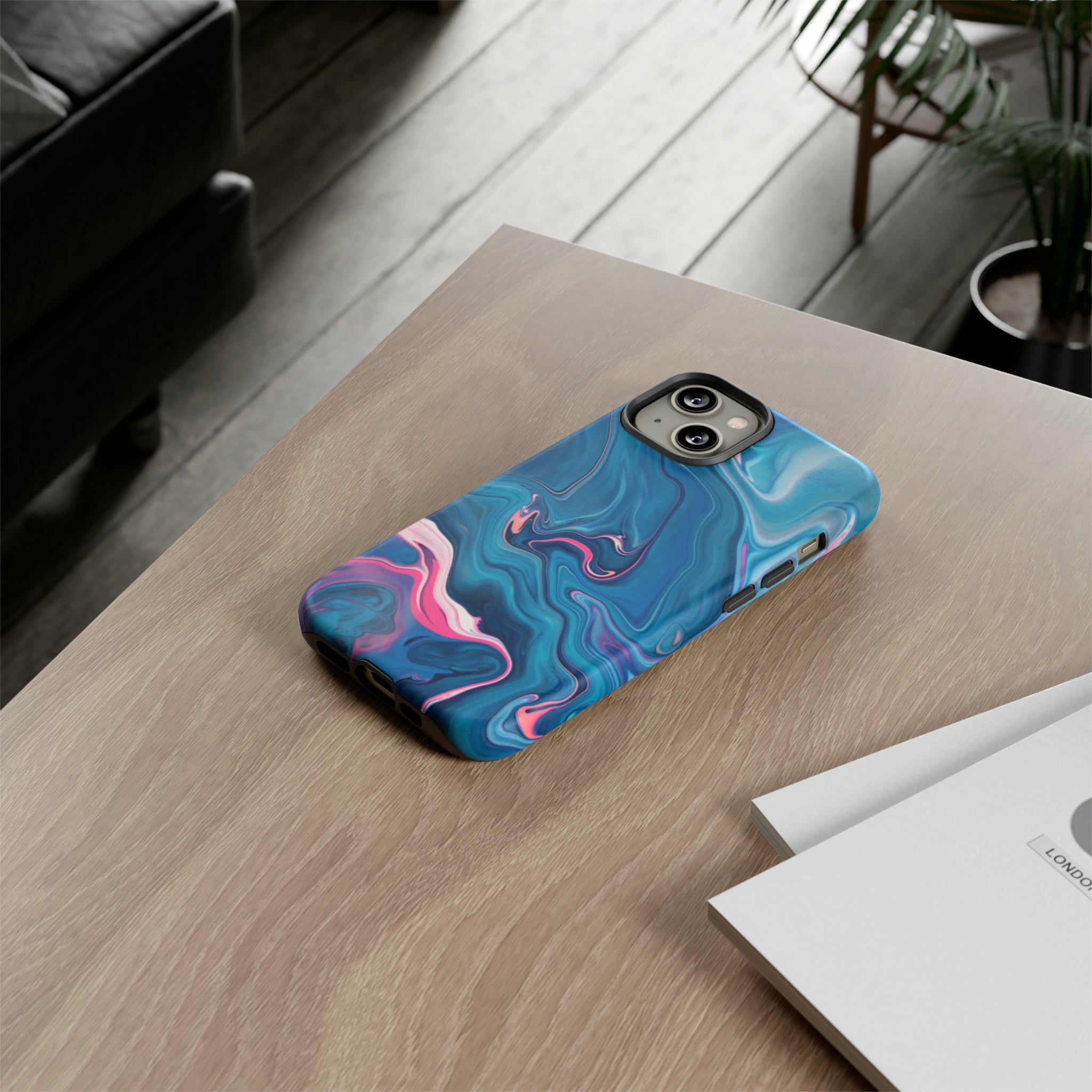 Blue Ink - Protective Phone Case