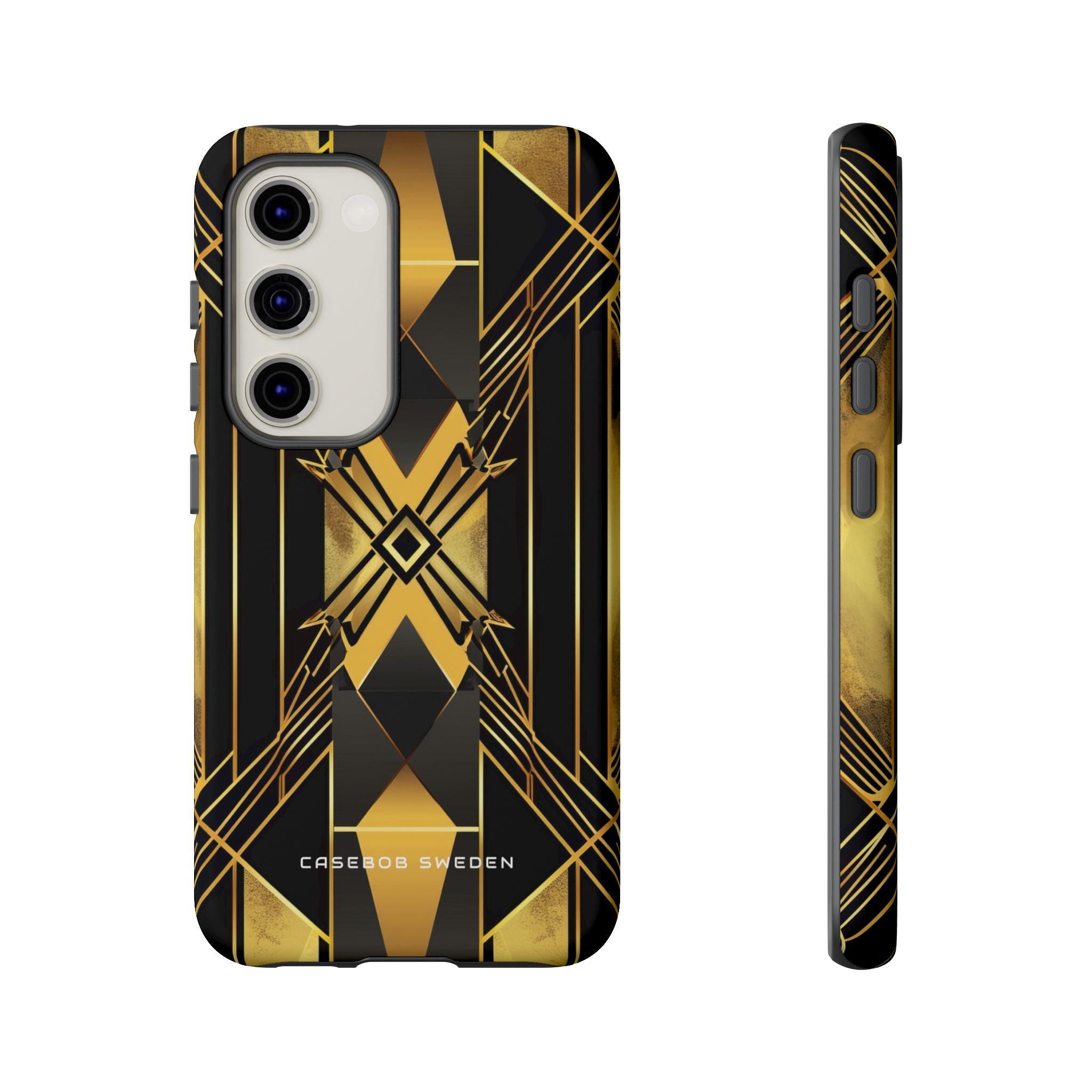 Golden Geometric Elegance Samsung S23 - Tough Phone Case