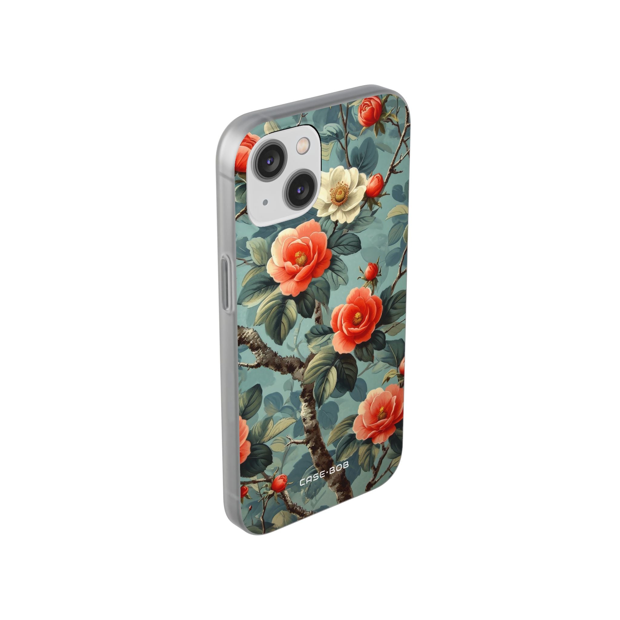 Coral Bloom iPhone 14 Case - Soft