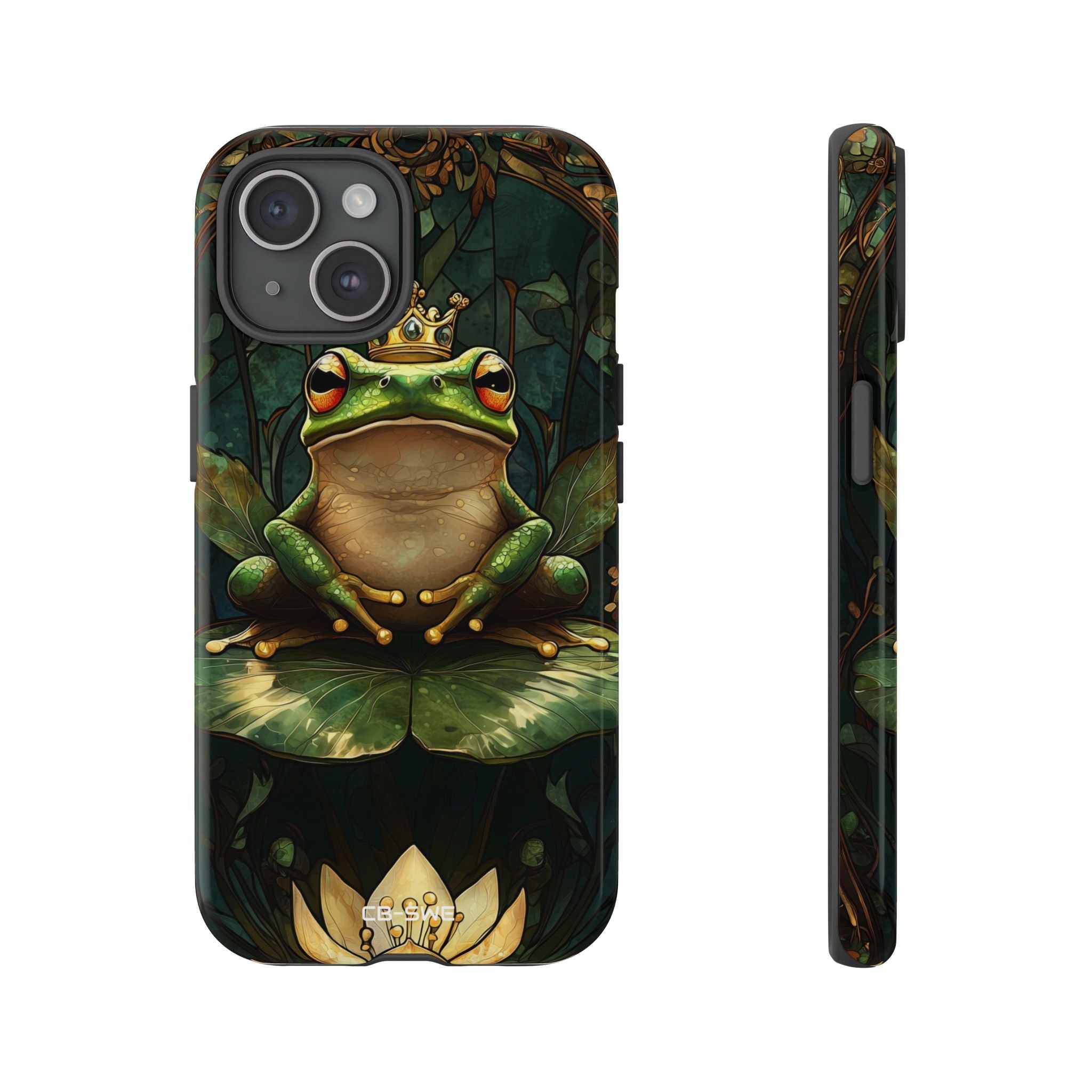 Crowned Frog Rests - iPhone Case