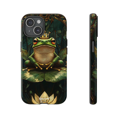 Crowned Frog Rests - iPhone Case