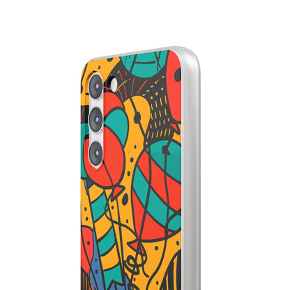 Playful Lines in Motion Samsung S23 - Flexi Phone Case