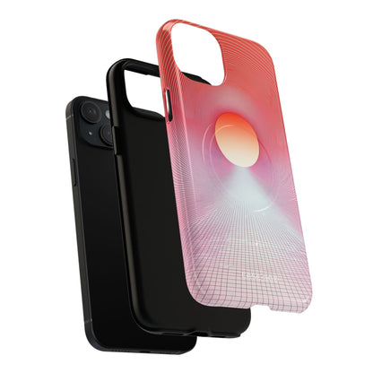 Orange Portal iPhone 15 Plus Case - Tough+