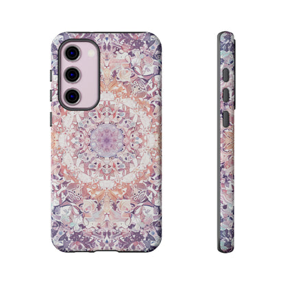 Purple Pink Mandala - Tough Samsung S23 Phone Case