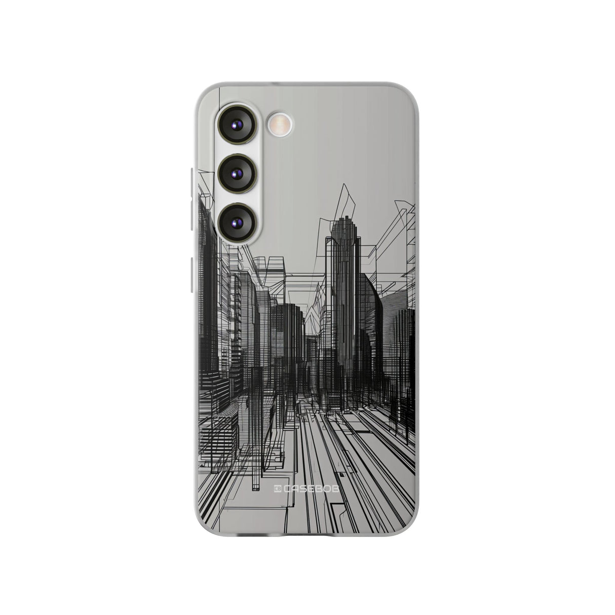 Urban Wireframe | Flexible Phone Case for Samsung Galaxy