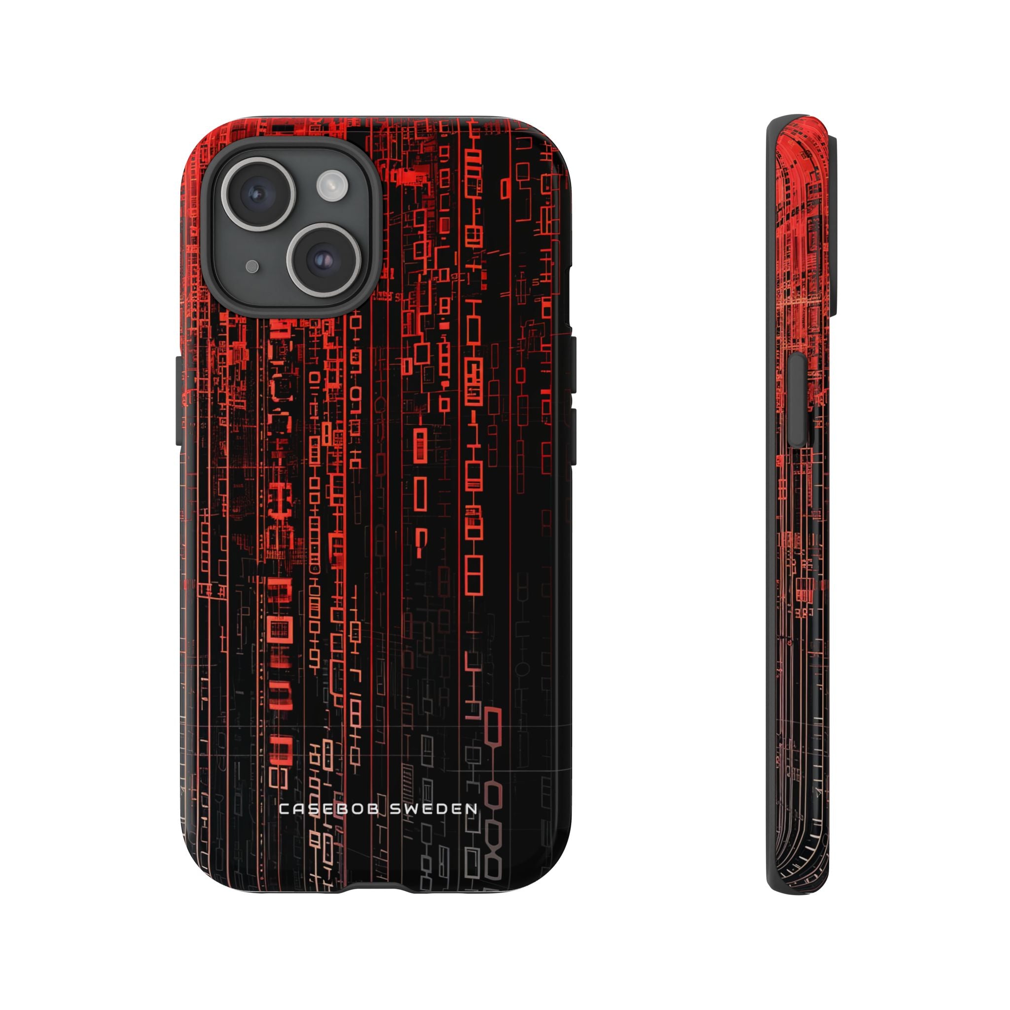 Gradient Cyberflux Network iPhone 15 - Tough Phone Case