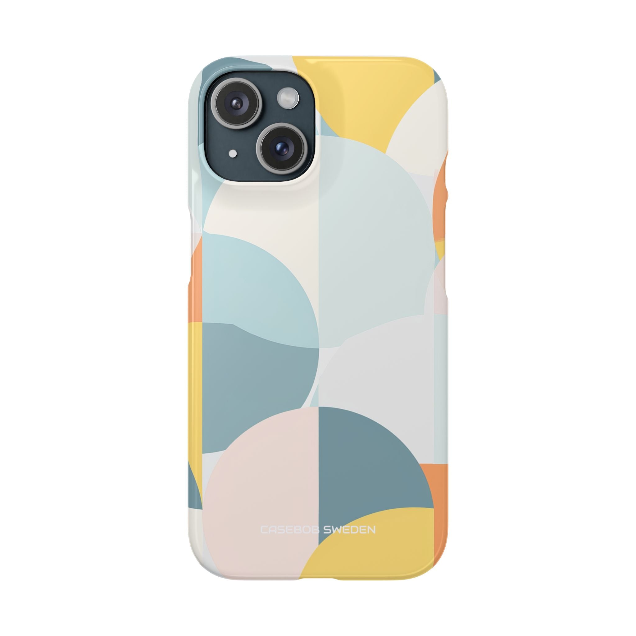 Abstract Geometric Calm - Slim iPhone 15 Phone Case