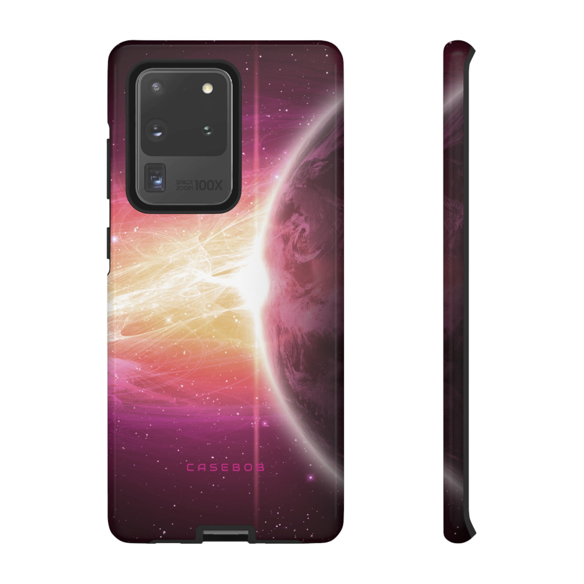 Purple Planets in Space - Protective Phone Case