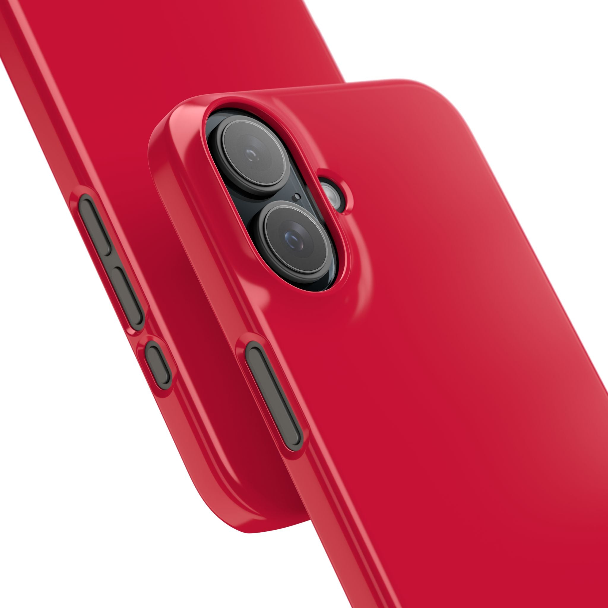 Crimson Red - Slim iPhone 16 Phone Case