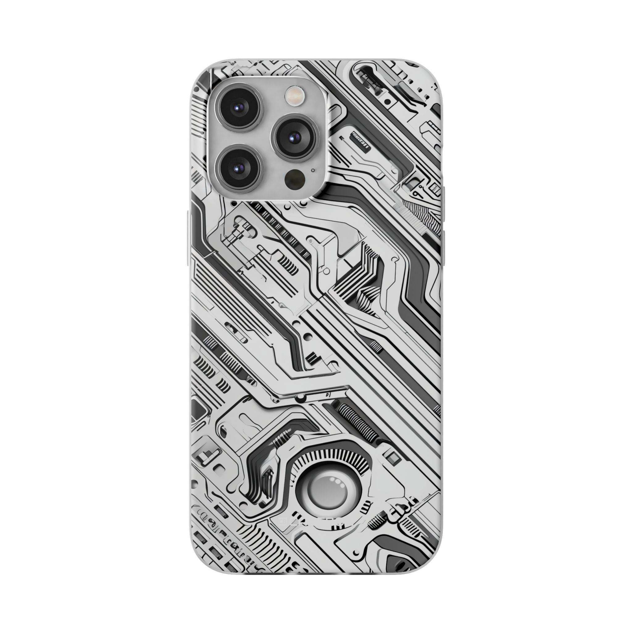 Techno Circuitry | Flexible Phone Case for iPhone