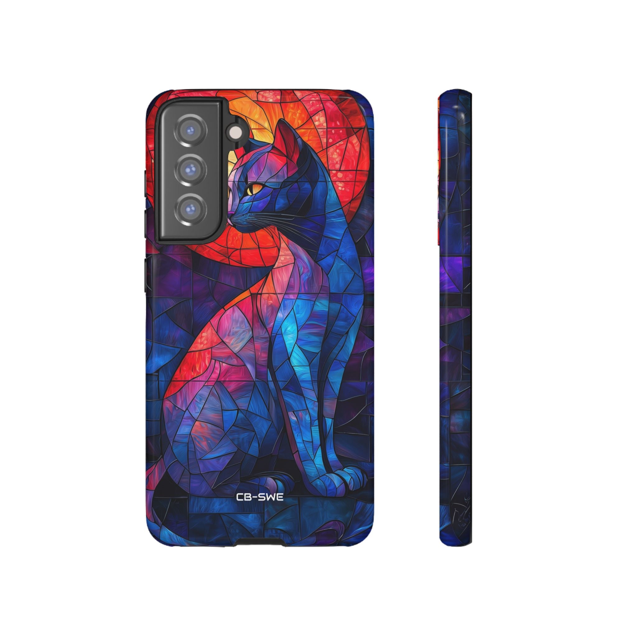 Cat Silhouettes Glow - Samsung Case