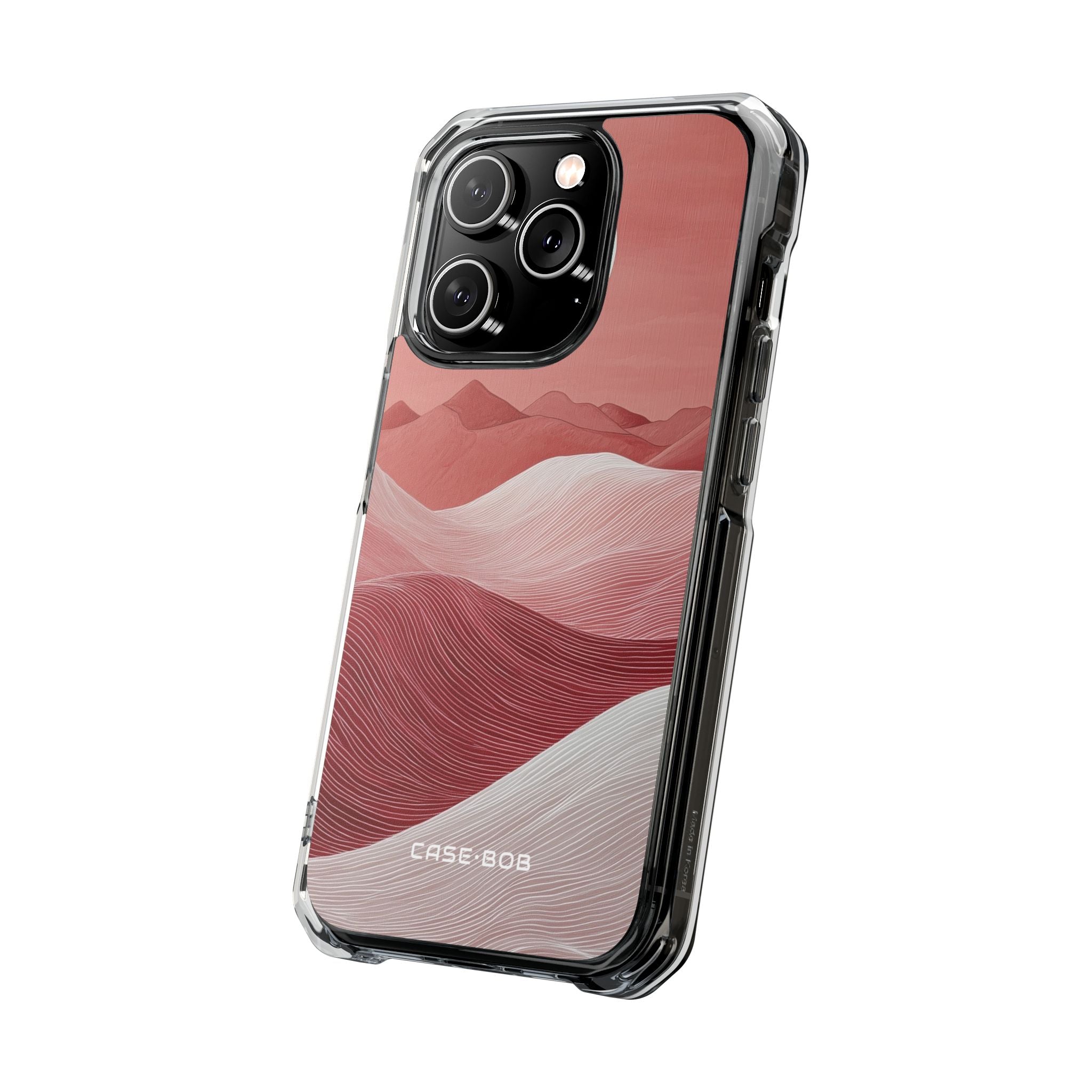 White Orb Dunes iPhone 14 Pro Case - Impact