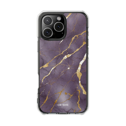 Golden Veins Flowing iPhone Case - Impact