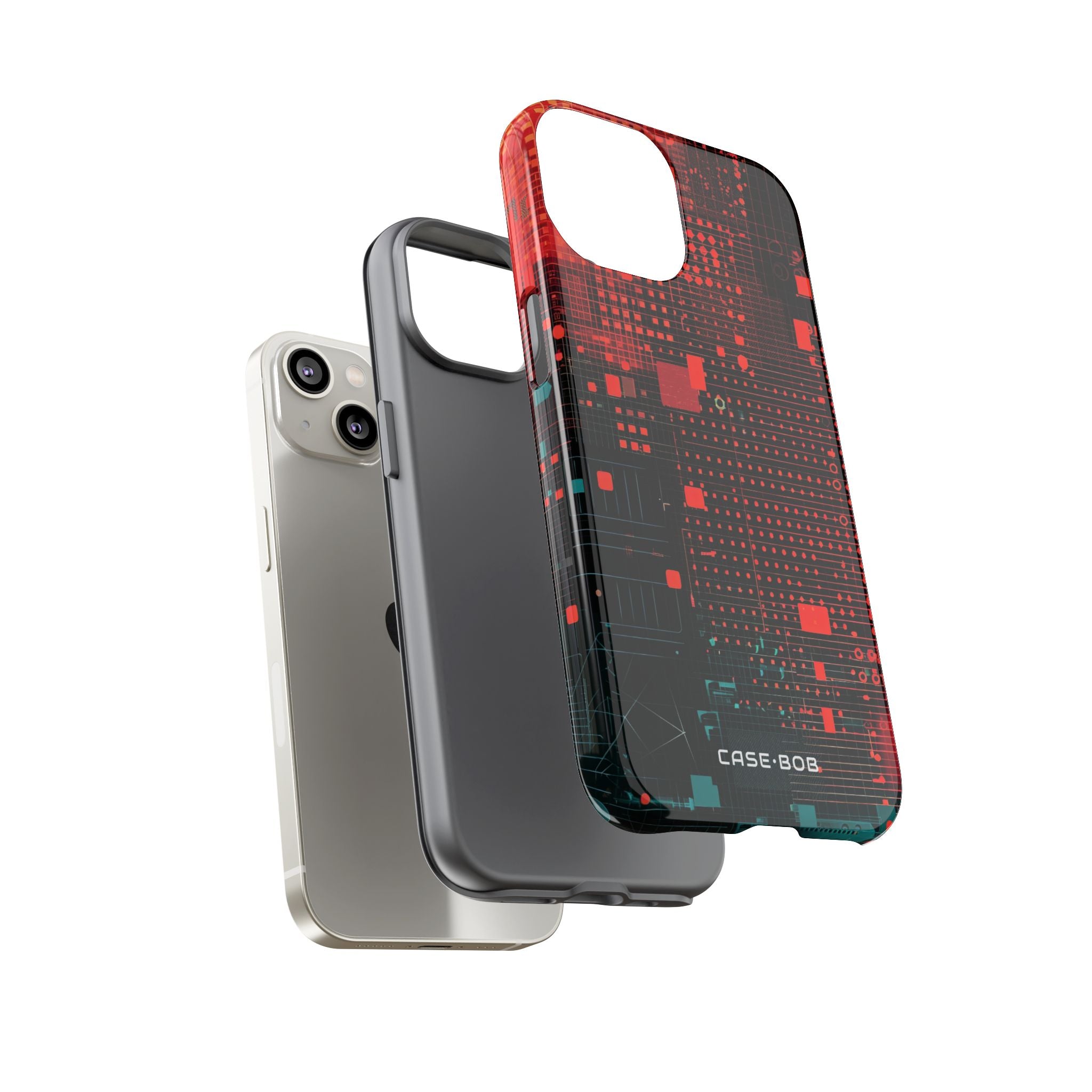 Grid Fusion iPhone 14 Case - Tough