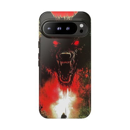 Crimson Wolf Google Pixel 9 Pro XL Case - Tough