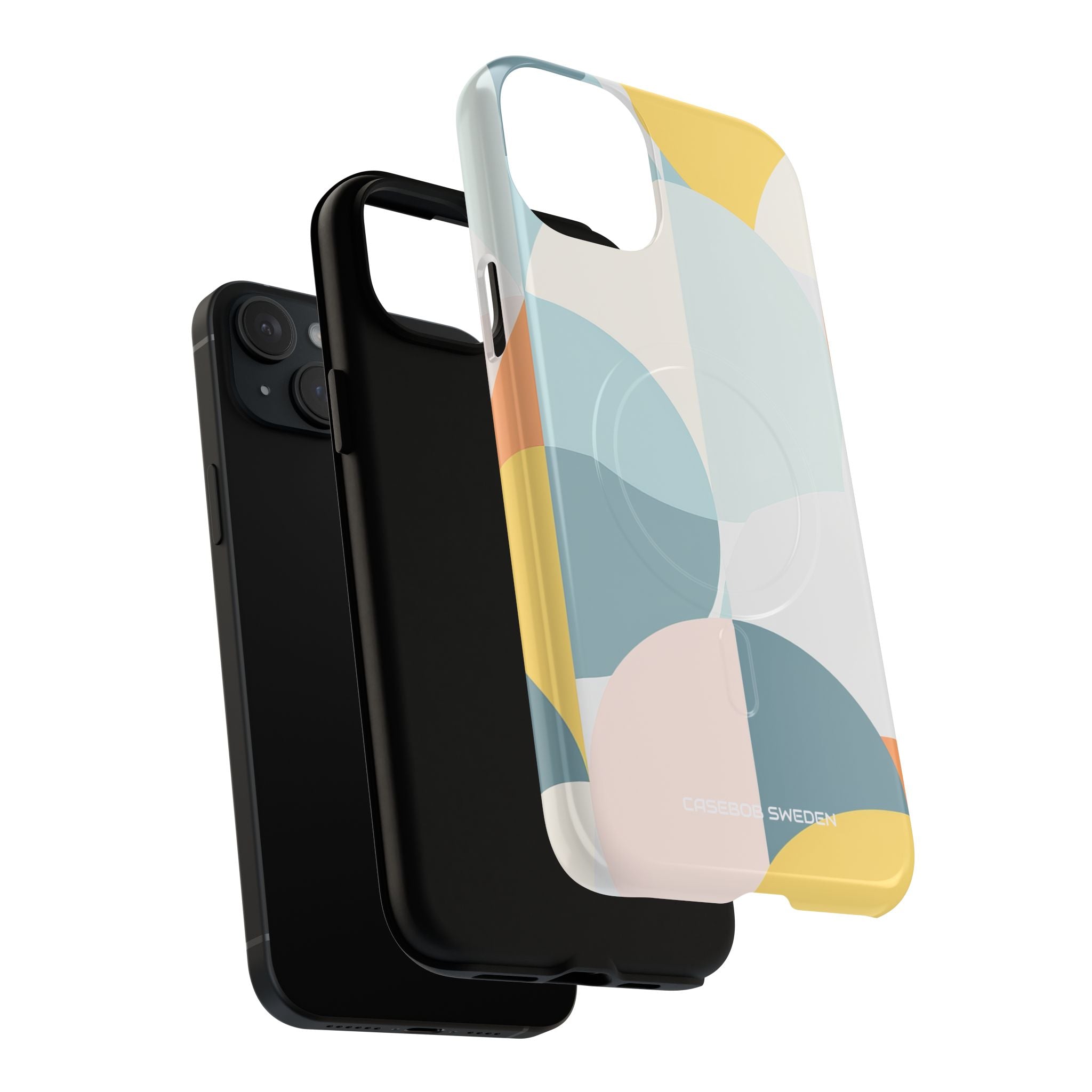 Abstract Geometric Calm - Tough + MagSafe® iPhone 15 Phone Case