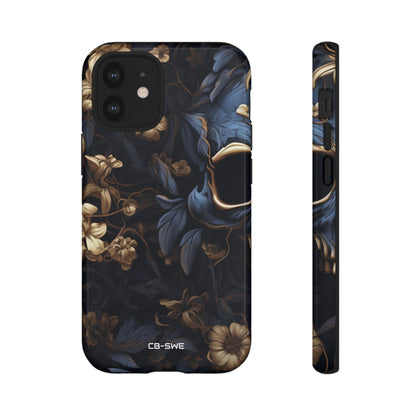 Gothic Floral Skull - iPhone Case